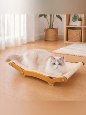 Sisal Cat scratcher Bed for indoor cats, Extra-Larger Cat Scratching board